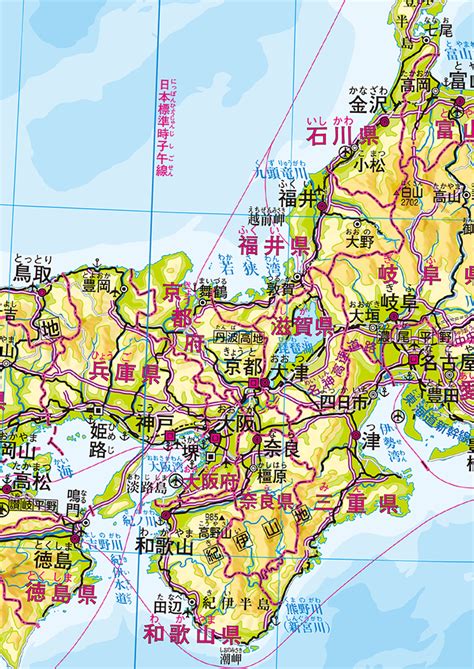 禁忌地方|近畿地方の地図と特徴（しっかり解説）